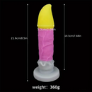 8.5in Brush Silicone Big Soft Dildo For Women Men Couple Female Pleasure