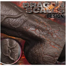 8.5in Dragon Scale Big Horse Cock Monster Silicone Soft Anal Clit Dildo