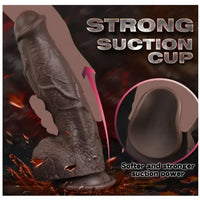8.5in Dragon Scale Big Horse Cock Monster Silicone Soft Anal Clit Dildo