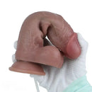 8.5in Dual Layer Silicone Strap on Ejaculating Dildo Prostate Massage Toy