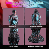8.5in Fantasy Monster Knot Silicone Dildo For Vaginal and Anal Pleasure