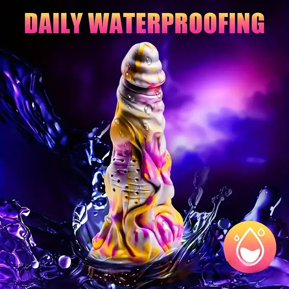 8.5in Fantasy Monster Silicone Dildo For Anal Orgasm Masturbation