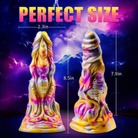 8.5in Fantasy Monster Silicone Dildo For Anal Orgasm Masturbation