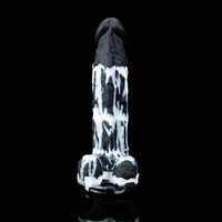8.5in Liquid Silicone Soft Big Suction Cup Dildo For Female Pleasure