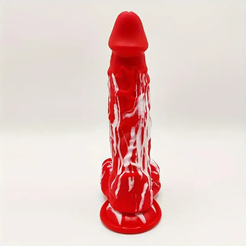 8.5in Liquid Silicone Soft Big Suction Cup Dildo For Female Pleasure