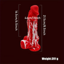 8.5in Liquid Silicone Soft Big Suction Cup Dildo For Female Pleasure