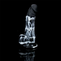 8.5in Liquid Silicone Soft Big Suction Cup Dildo For Female Pleasure
