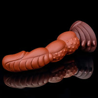 8.5in Monster Prostate Milk Spiked Silicone Soft Big Fantasy Dildo
