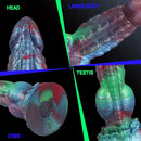 8.5in Monster Silicone Soft Knot Fantasy Big Dildo For Prostate Massage
