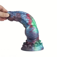 8.5in Monster Silicone Soft Knot Fantasy Big Dildo For Prostate Massage