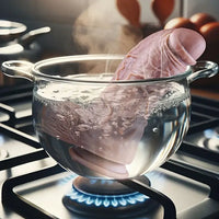 8.5in Realistic Silicone Soft Thick Fat Anal Dildo For Advanced Users
