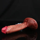 8.5in Realistic Squirting Penis Silicone Dildo With Liquid Chamber