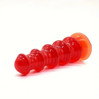8.5in Ribbed Anal Plug PVC Dildo Big Anus Expansion Women Sex Toy