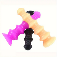8.5in Ribbed Anal Plug PVC Dildo Big Anus Expansion Women Sex Toy