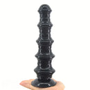 8.5in Ribbed Anal Plug PVC Dildo Big Anus Expansion Women Sex Toy