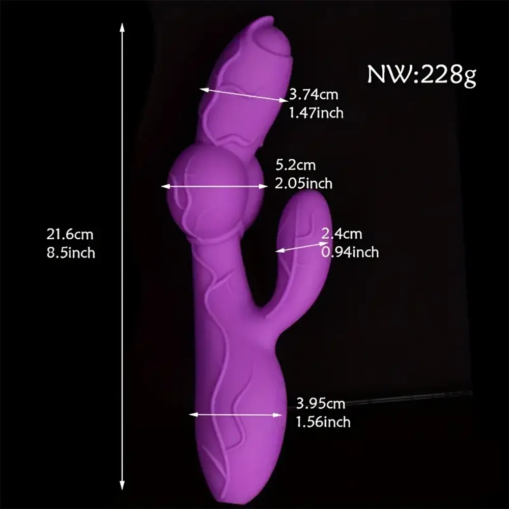 8.5in Silicone Soft Big Dildo For Women Men G-Spot Vaginal Love Sex Toy