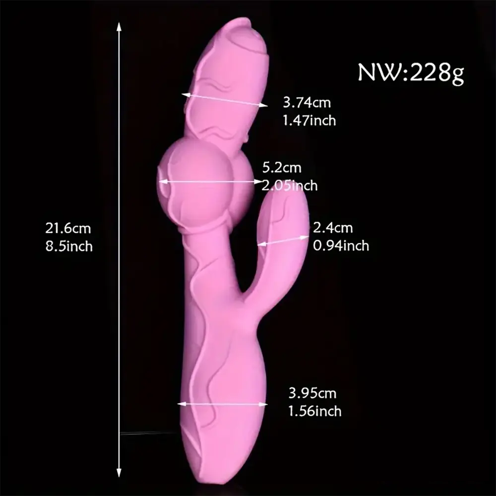 8.5in Silicone Soft Big Dildo For Women Men G-Spot Vaginal Love Sex Toy