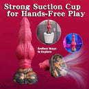 8.5in Thick Knot Smooth Tip Monster Dildo Manual Gay Sex Product