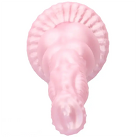 8.62in Realistic Big Dog Penis Knot Design Silicone Soft Dildo