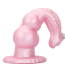 8.62in Realistic Big Dog Penis Knot Design Silicone Soft Dildo