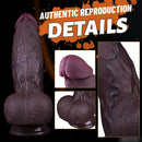 8.66 Dual Density Silicone Real Soft Thick Dildo Gay Cock Sex Product