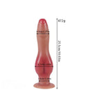 8.66in 10.03in 11.41in 12.59in Dog Knot Silicone Uncut Dildo Easy to Clean