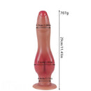 8.66in 10.03in 11.41in 12.59in Dog Knot Silicone Uncut Dildo Easy to Clean