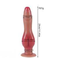 8.66in 10.03in 11.41in 12.59in Dog Knot Silicone Uncut Dildo Easy to Clean