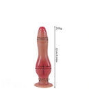 8.66in 10.03in 11.41in 12.59in Dog Knot Silicone Uncut Dildo Easy to Clean