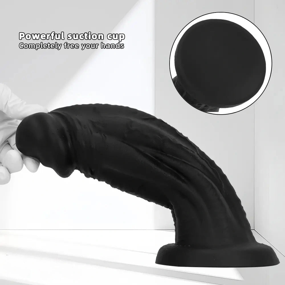8.66in 10.23in 11.41in Extra Large Silicone Soft Anal Expansion Training Dildo