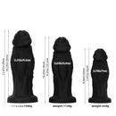 8.66in 10.23in 11.41in Extra Large Silicone Soft Anal Expansion Training Dildo