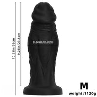 8.66in 10.23in 11.41in Extra Large Silicone Soft Anal Expansion Training Dildo