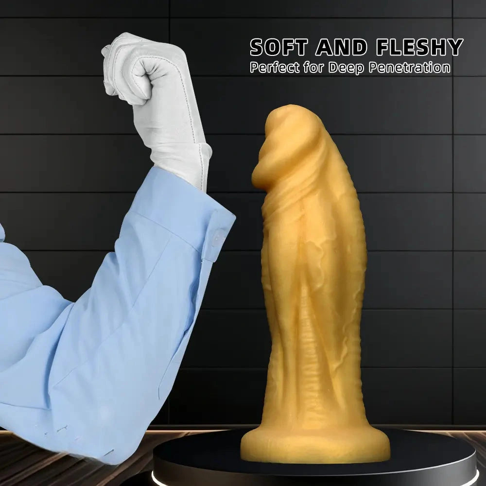 8.66in 10.23in 11.41in Extra Large Silicone Soft Anal Expansion Training Dildo