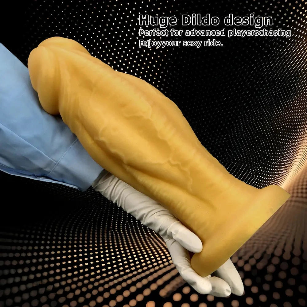 8.66in 10.23in 11.41in Extra Large Silicone Soft Anal Expansion Training Dildo
