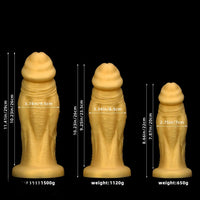 8.66in 10.23in 11.41in Extra Large Silicone Soft Anal Expansion Training Dildo