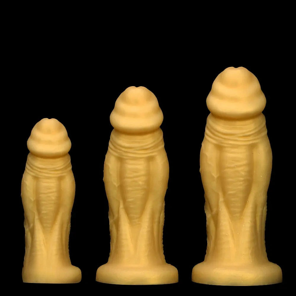 8.66in 10.23in 11.41in Extra Large Silicone Soft Anal Expansion Training Dildo