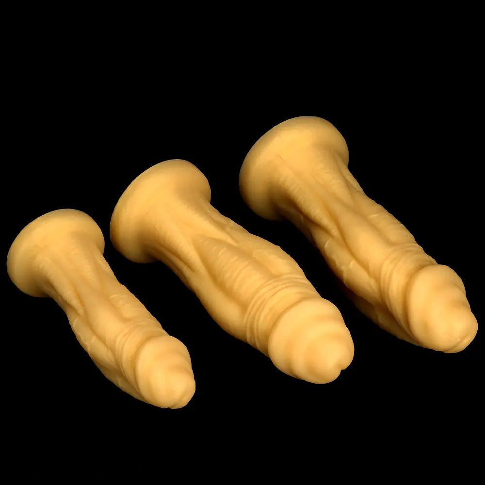 8.66in 10.23in 11.41in Extra Large Silicone Soft Anal Expansion Training Dildo