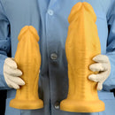 8.66in 10.23in 11.41in Extra Large Silicone Soft Anal Expansion Training Dildo
