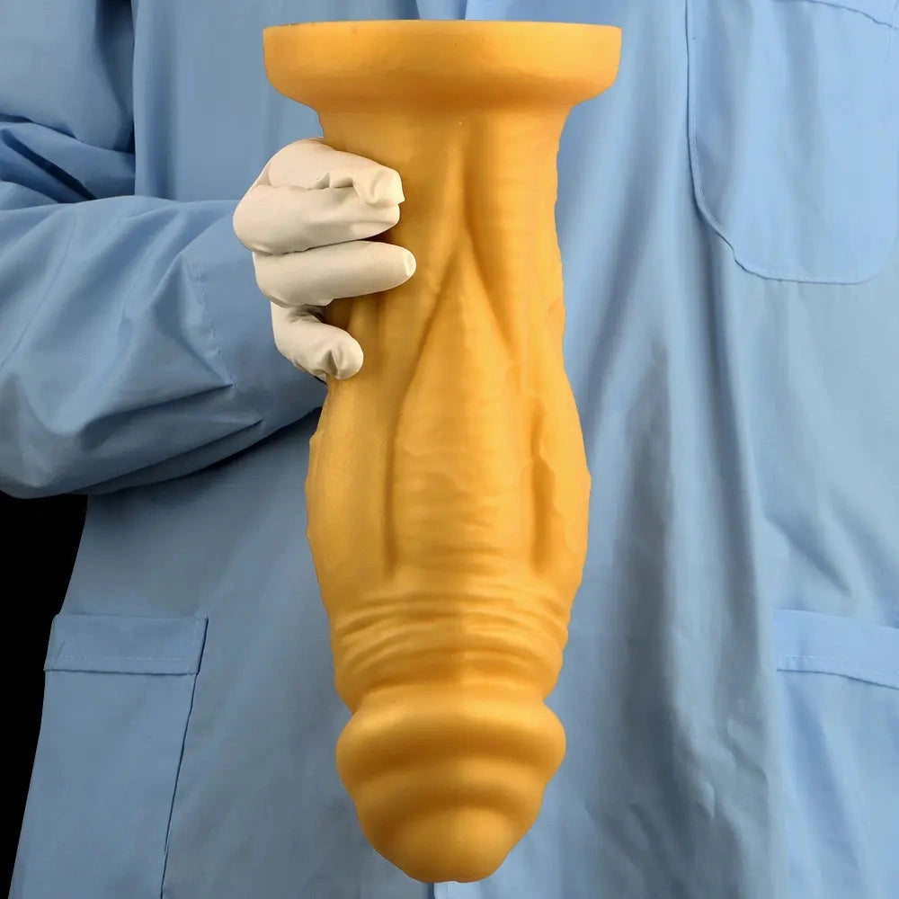 8.66in 10.23in 11.41in Extra Large Silicone Soft Anal Expansion Training Dildo