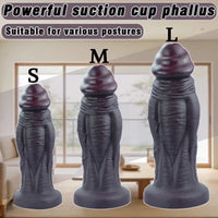 8.66in 10.23in 11.9in Real Feeling Silicone Soft Big Dildo For Masturbation