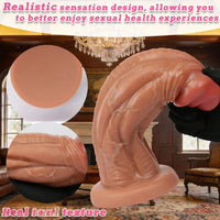 8.66in 10.23in 11.9in Real Feeling Silicone Soft Big Dildo For Masturbation