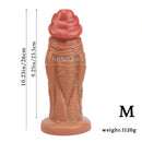 8.66in 10.23in 11.9in Real Feeling Silicone Soft Big Dildo For Masturbation