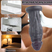 8.66in 10.23in 11.9in Real Feeling Silicone Soft Big Dildo For Masturbation