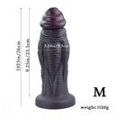 8.66in 10.23in 11.9in Real Feeling Silicone Soft Big Dildo For Masturbation