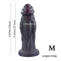 8.66in 10.23in 11.9in Real Feeling Silicone Soft Big Dildo For Masturbation