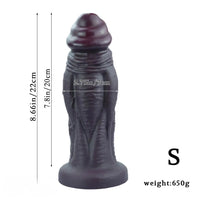 8.66in 10.23in 11.9in Real Feeling Silicone Soft Big Dildo For Masturbation