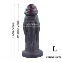 8.66in 10.23in 11.9in Real Feeling Silicone Soft Big Dildo For Masturbation