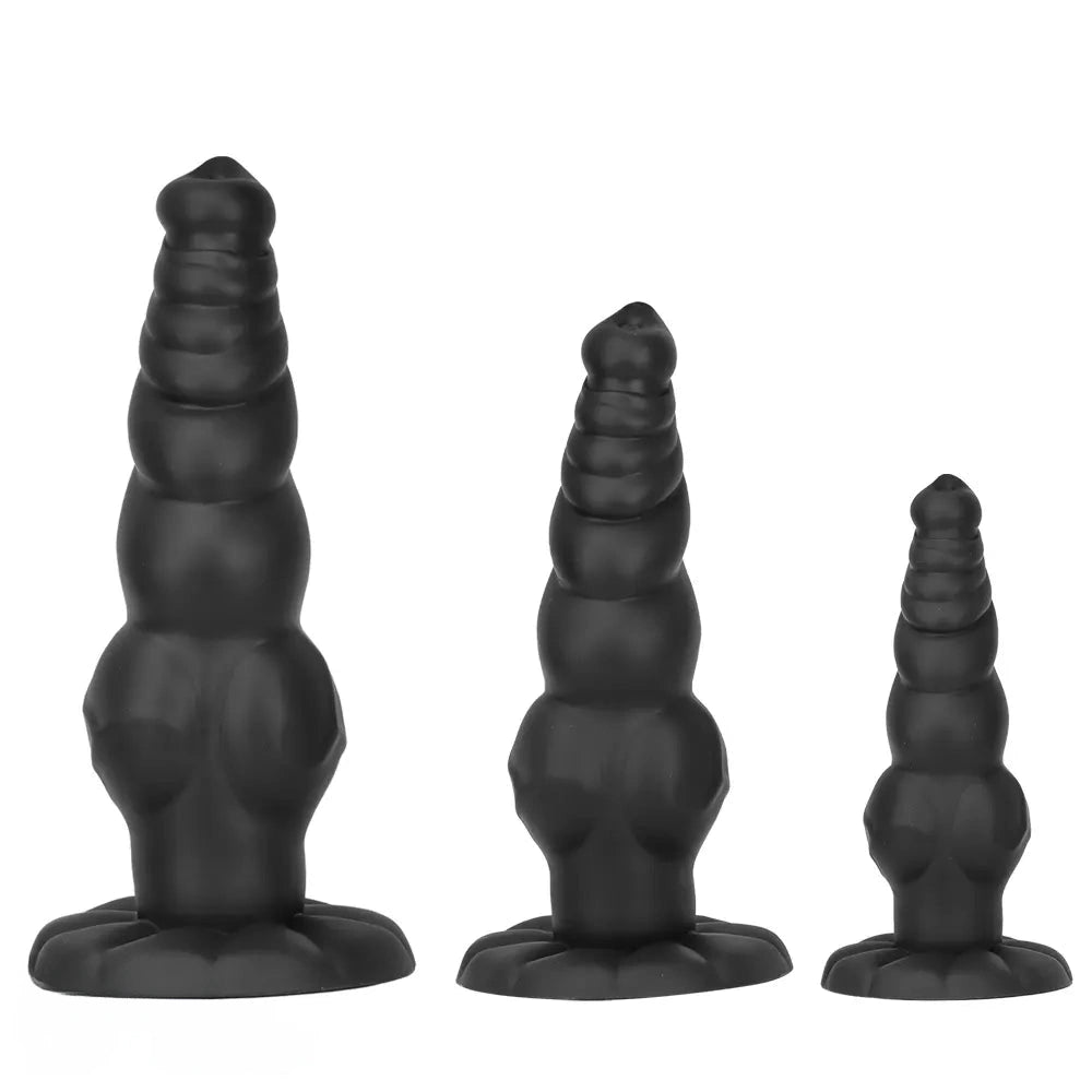 8.66in 11.81in 14.17in Heterosexual Animal Upgraded Dog Silicone Big Dildo