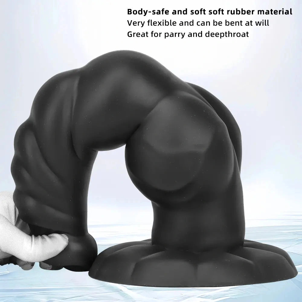 8.66in 11.81in 14.17in Heterosexual Animal Upgraded Dog Silicone Big Dildo