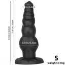 8.66in 11.81in 14.17in Heterosexual Animal Upgraded Dog Silicone Big Dildo